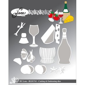 By Lene dies Wine and cheese St�rste 2,7x7cm
