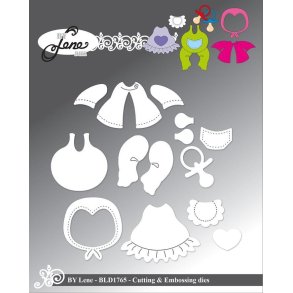 By Lene dies Acceessories for BLD1764 St�rste 3,3x3,3cm