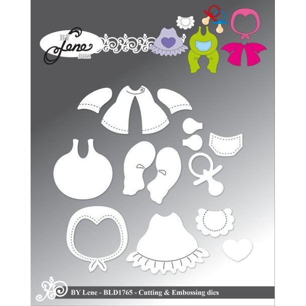 By Lene dies Acceessories for BLD1764 St�rste 3,3x3,3cm