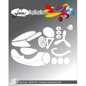 By Lene dies Airplane St�rste 8,2x3,6cm