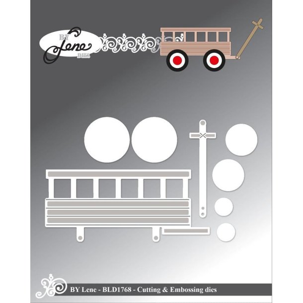 By Lene dies Cart St�rste 8,2x3,6cm