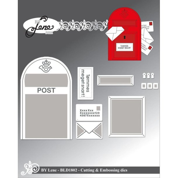 By Lene dies Mailbox 4,2x7,2cm