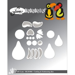 By Lene dies Touan-small St�rte 2,9x4,2cm