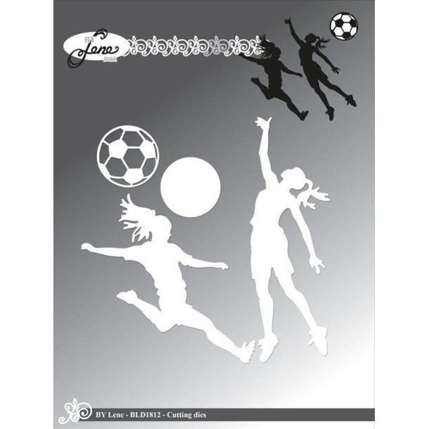 By Lene dies Girl silhouette Bold 2,9x2,9cm