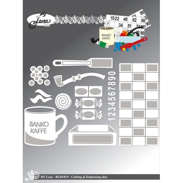By Lene dies Banko Pankoplade 9x4,3cm