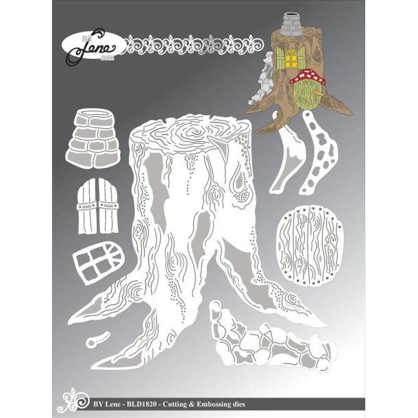 By Lene dies Troll house St�rste 12,5x12,2cm