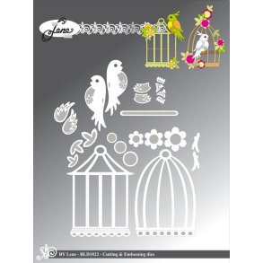 By Lene dies Birdhouse St�rste 4,7x6,6cm