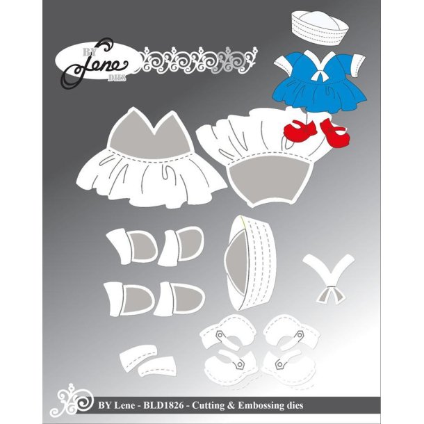 By Lene dies T�j til trolden BLD1816 St�rste 5,4x3,6cm