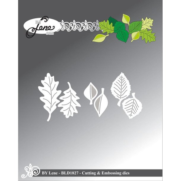 By Lene dies Leaves St�rste 2x4cm