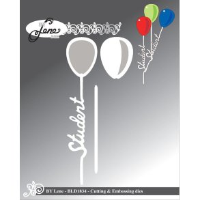 By Lene dies Student balloon St�rste 2,4x11,5cm