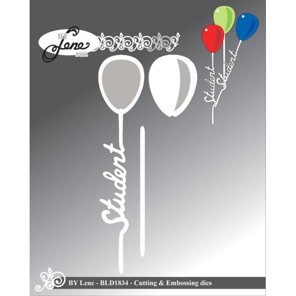 By Lene dies Student balloon St�rste 2,4x11,5cm