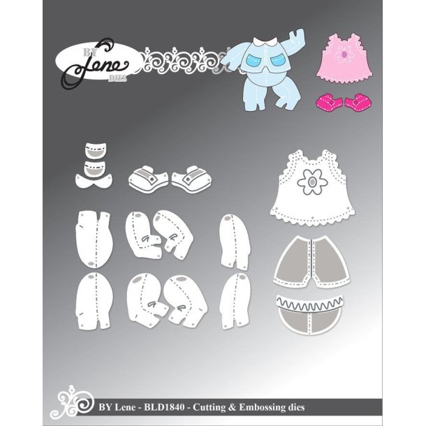 By Lene dies T�j til  BLD1839 St�rste 3,4x2,7cm