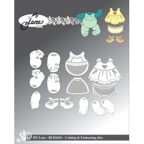 By Lene dies T�j til BLD1839 S�rste 3x2,7cm