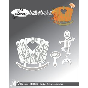 By Lene dies Accessories for BLD1839 St�rste 57x5,6cm