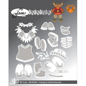 By Lene dies Accessories for BLD1844 Sk�g 4,6x3,3cm