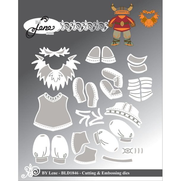 By Lene dies Accessories for BLD1844 Sk�g 4,6x3,3cm
