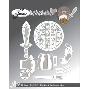 By Lene dies Acccessories for BLD1844 St�rste 5,1x5,1cm