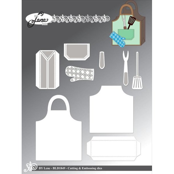 By Lene dies Apron box St�rste 7x10cm