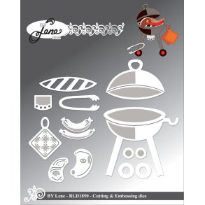 By Lene dies Barbeque St�rste 5,5x5,1cm