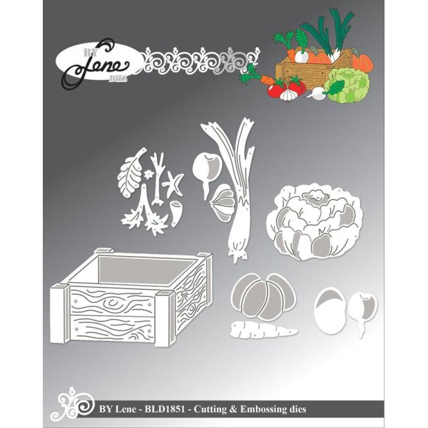 By Lene dies Vegetables St�rste 6,9x4,2cm