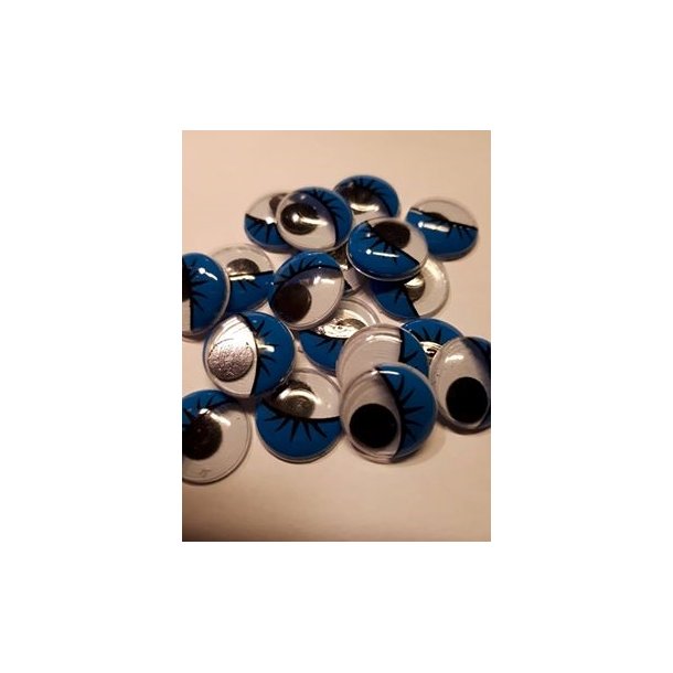 Rulle�jne med vipper og bl� �jenl�g 12 mm Ikke selvkl�bende