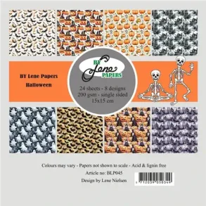 By Lene paperpad Halloween 3x8design 15x15cm 200g