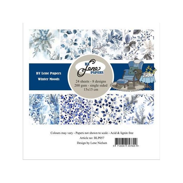 By Lene Winter moods 3x8design 15x15cm 200g