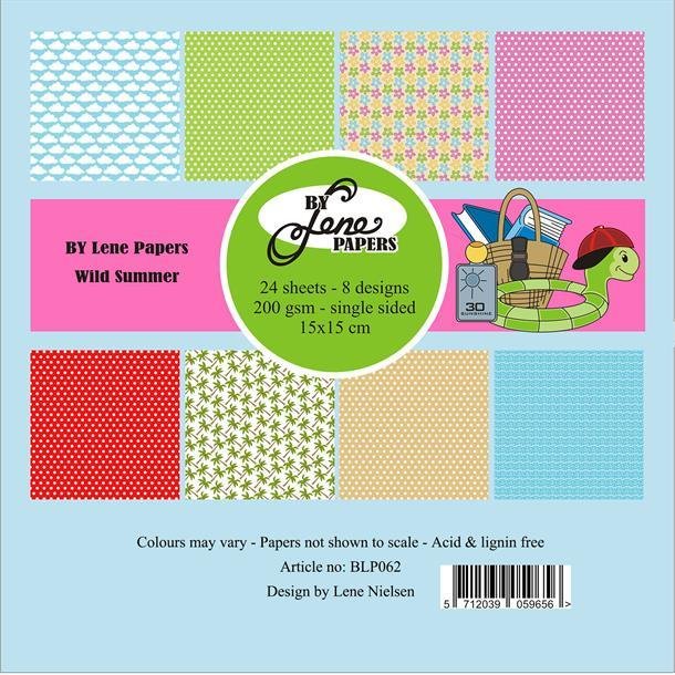 By Lene Wild summer 24 ark 15x15cm 200g