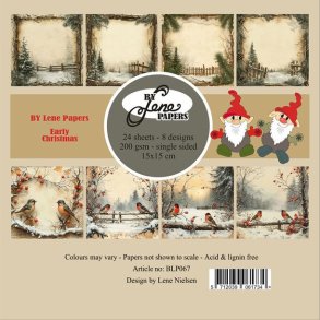 By Lene Early christmas 3x8design 15x15cm 200g