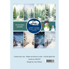 By Lene Cool winter 3x8design 15x21cm 200g