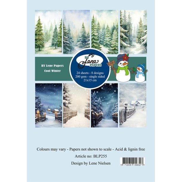 By Lene Cool winter 3x8design 15x21cm 200g
