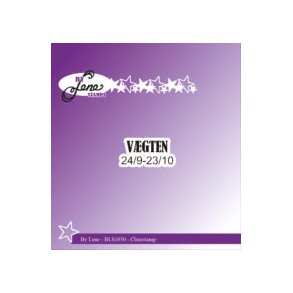 By Lene Stempel V�gten 3x1,4cm