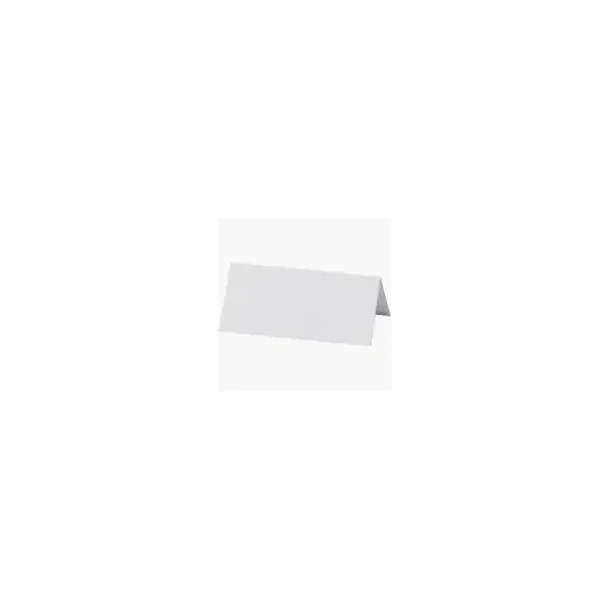 Bordkort 9x10 cm Hvid Falsede 10 stk