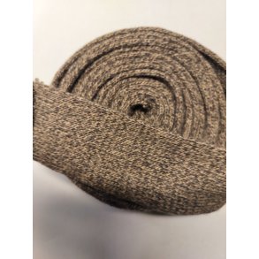 Brunmeleret 1cm tubestrik 1m