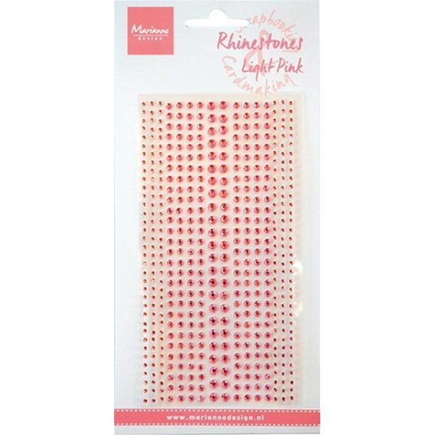 Marianne Design Rhinsten Light pink 2-3-4mm 496stk