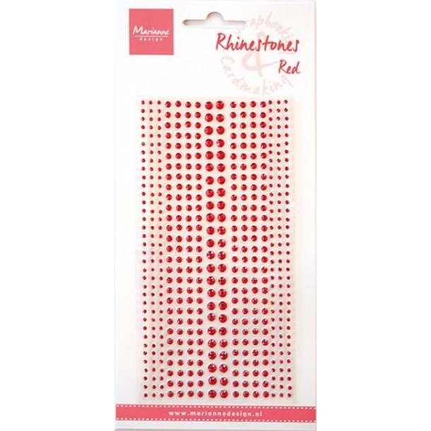 Marianne Design Rhinsten Red 2-3-4mm 496stk
