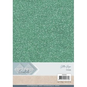  Card Deco Glitter karton A4 Ocean 230 g