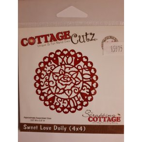 Cottage Cutz die Rund ramme med hjerter
