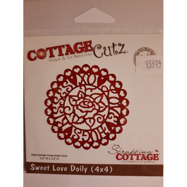 Cottage Cutz die Rund ramme med hjerter
