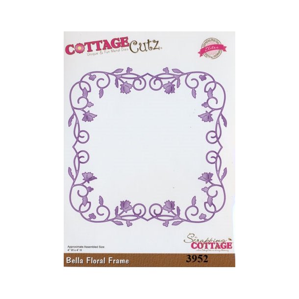 Cottage Cutz die Ramme med blomster