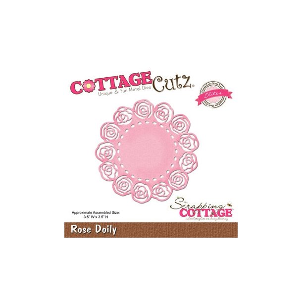  Cottage Cutz die Rosen krans 8,9x8,9cm