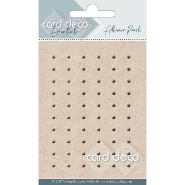  Selvkl�bende halvperler 3 mm 3 beige nuancer ca 60 stk