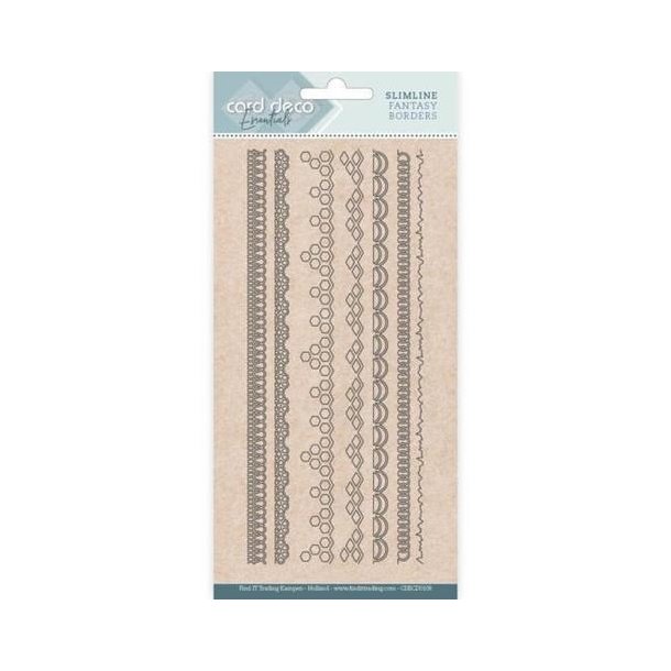Card Deco dies Slimline fantasy borders 21x10cm