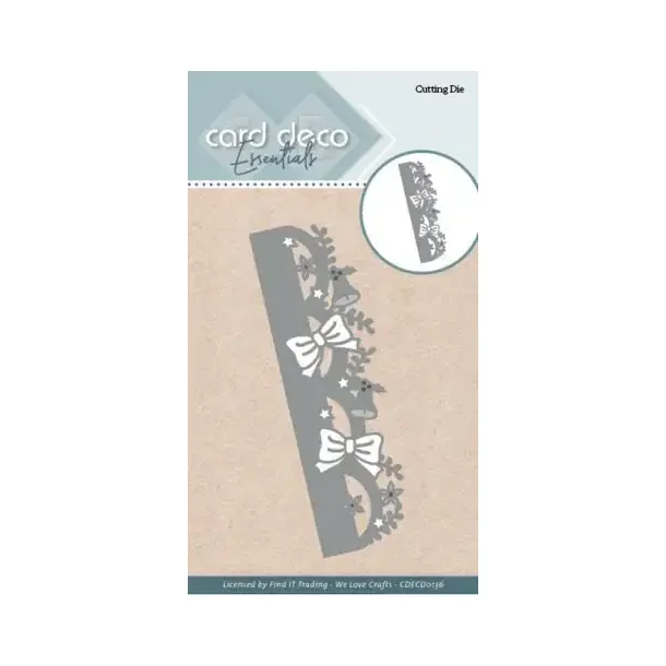 Card Deco dies Christmas border