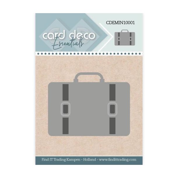 Card Deco dies mini Suitcase 4,6x3,6cm