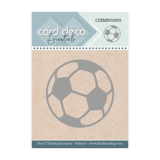 Card Deco dies mini Football 4,3x4,3cm