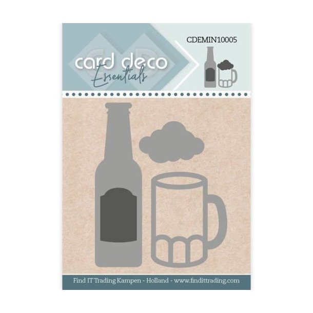 Card Deco dies mini Beer 4,2x5,3cm
