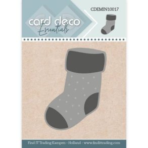 Card Deco Mini Julesok 3,5x4,7cm