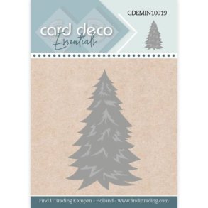 Card Deco Mini Juletr� 3,2x5cm
