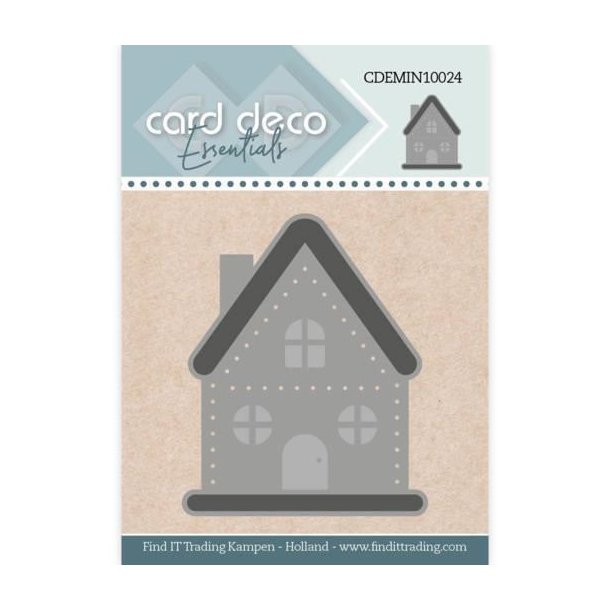 Card Deco die Mini Hus 4x4,9cm